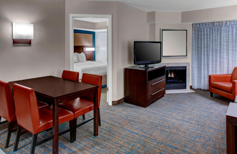 Guest room at Residence Inn Cleveland Mentor.