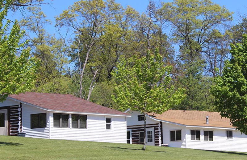 Cottage exterior at Popp's Resort.