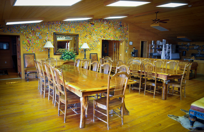 Dining at Buckhead Ranch.