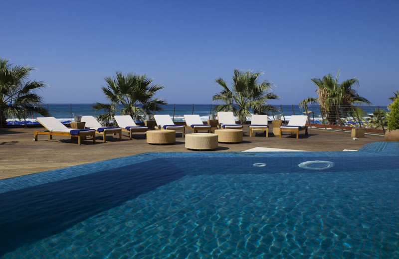 Outdoor pool at Grecotel Porto Rethymno.