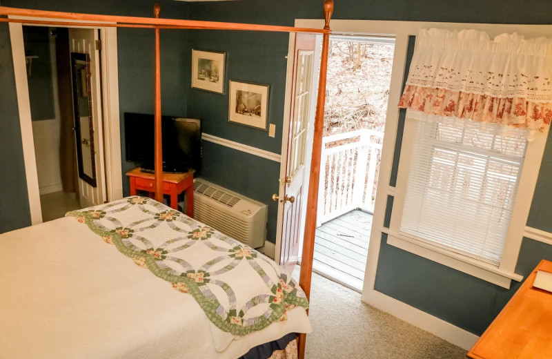 Guest room at The Cornell Inn Lenox.