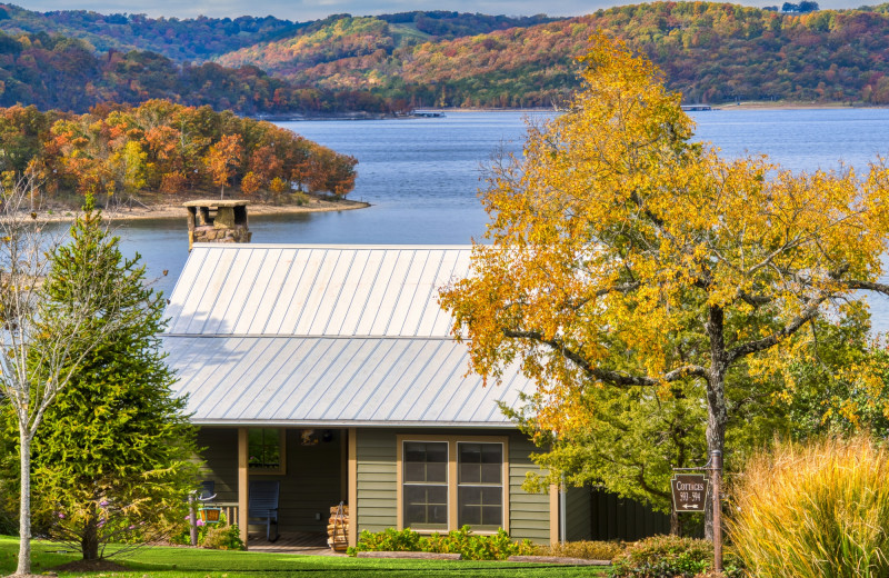 Cottage exterior at Big Cedar Lodge.