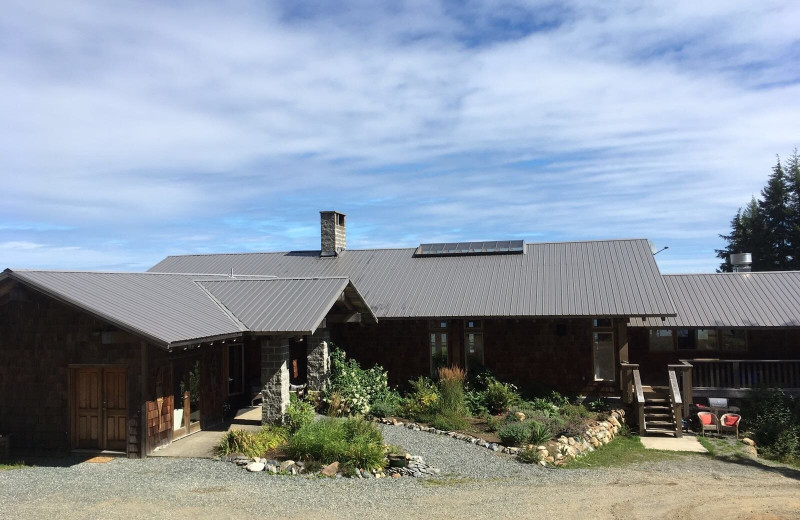 Exterior view of Wood Mountain Lodge.