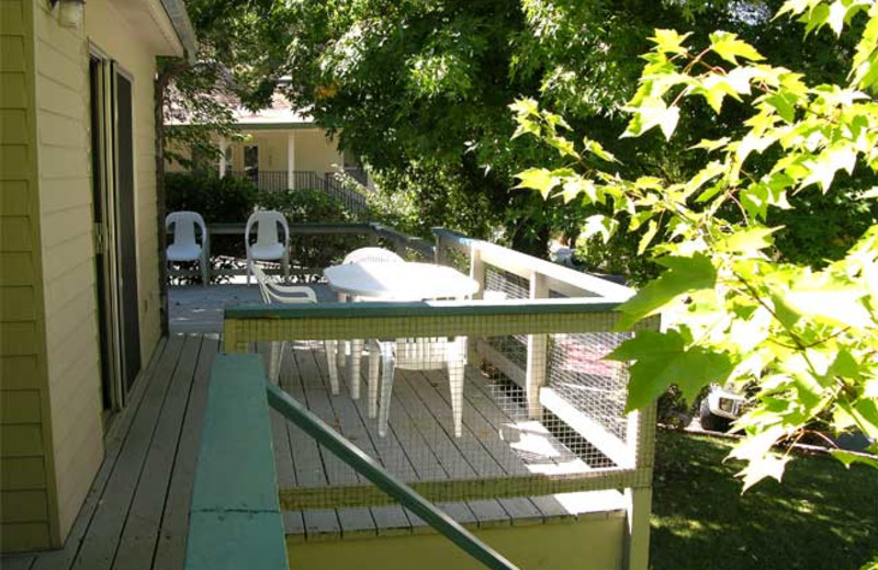 Deck at Alta Sierra Village Inn.