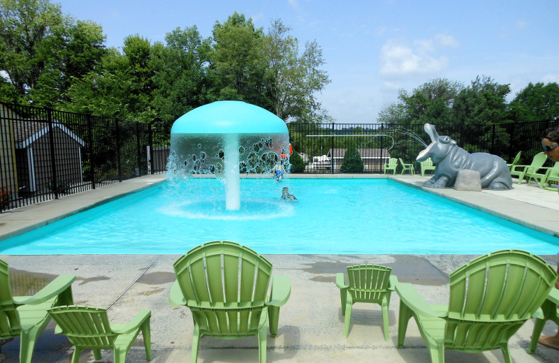 Pool at Jellystone Park at Lake Monroe.