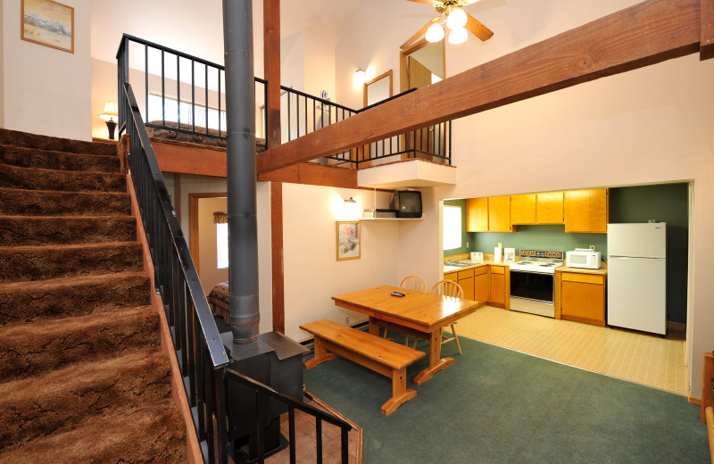 Guest room at Pinewoods Resort.