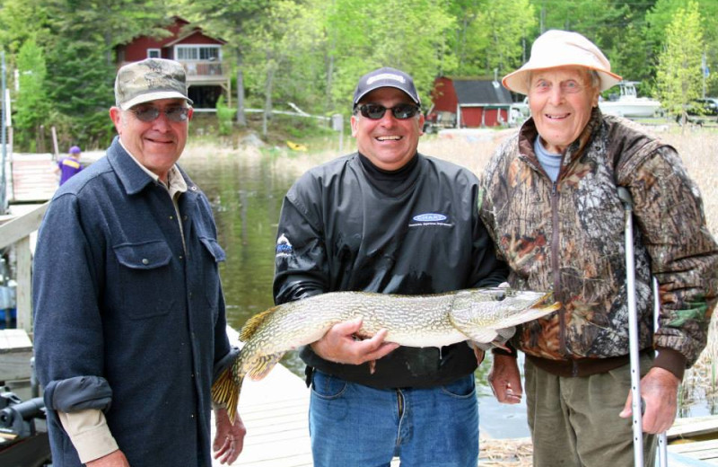 Fishing at Arrowhead Lodge & Resort.