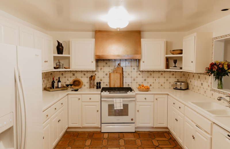 Guest kitchen at Sonoma Coast Villa & Spa Resort.