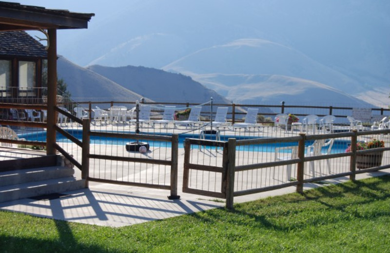 Outdoor pool at Twin Peaks Ranch.