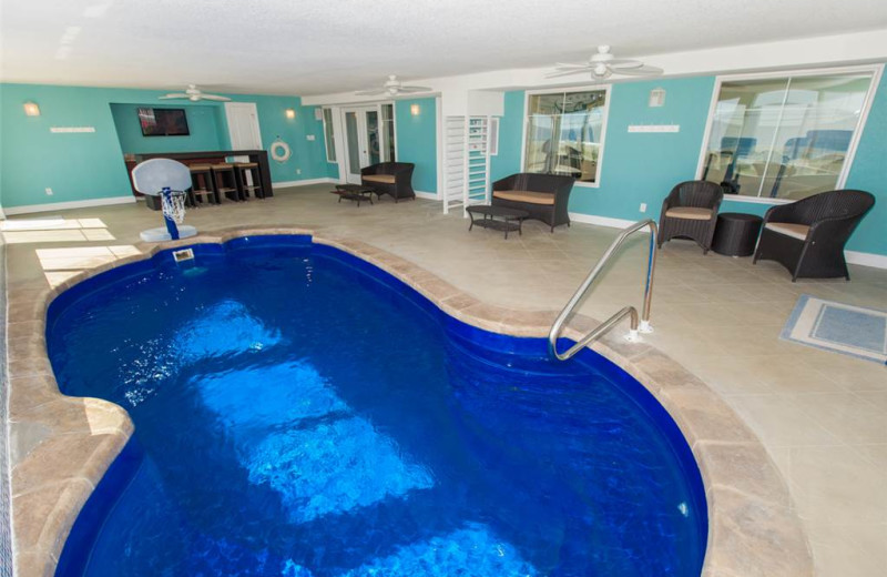 Rental indoor pool at Sandbridge Realty.