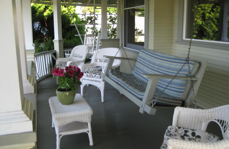 Deck view at Gorge View Bed & Breakfast.