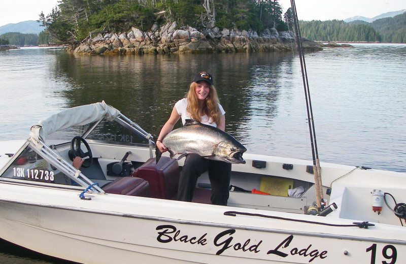 Fishing at Black Gold Lodge