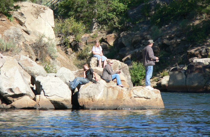 Fishing at The Ashley Inn.