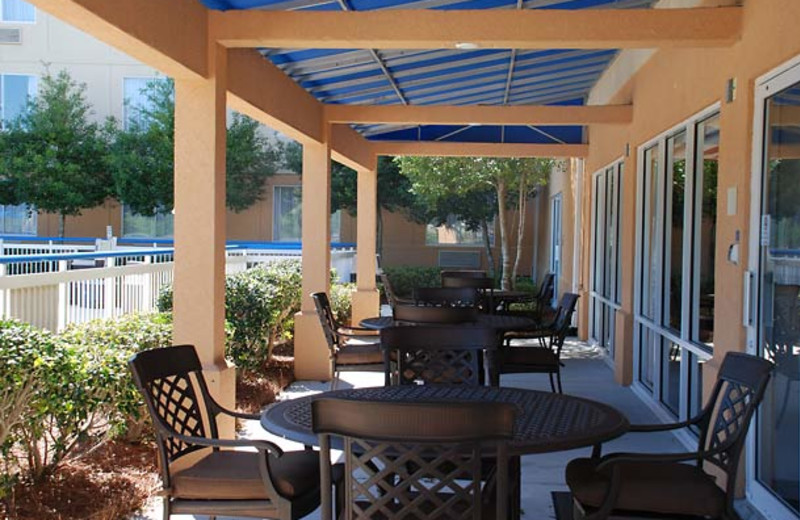 Patio at Fairfield Inn Myrtle Beach
