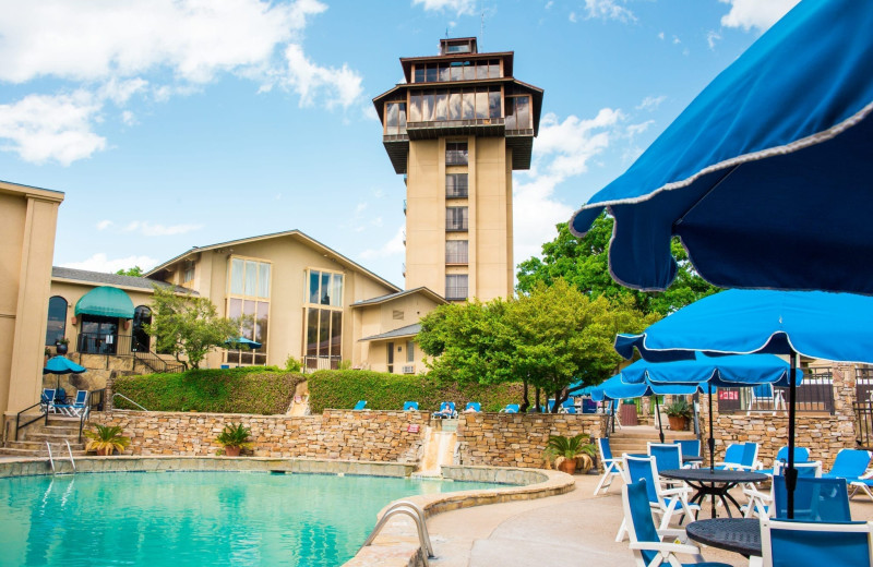 Outdoor pool at Tanglewood Resort and Conference Center.