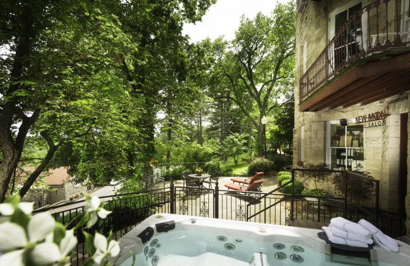 Spa hot tub at The 1886 Crescent Hotel & Spa.