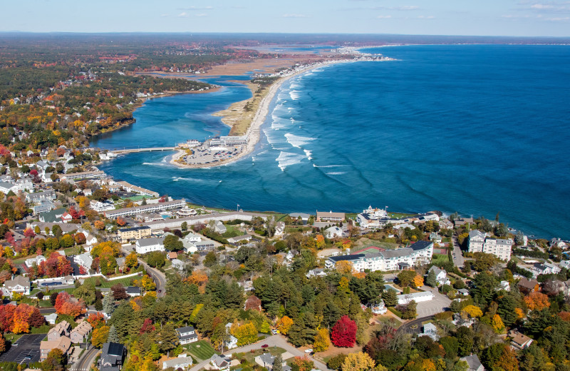 Aerial view of OgunquitHotels.net.