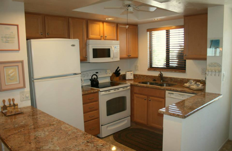 Guest kitchen at Seaside An All-Suite Resort.