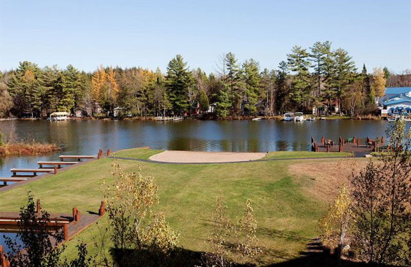 Lake view at The Conger Collection.