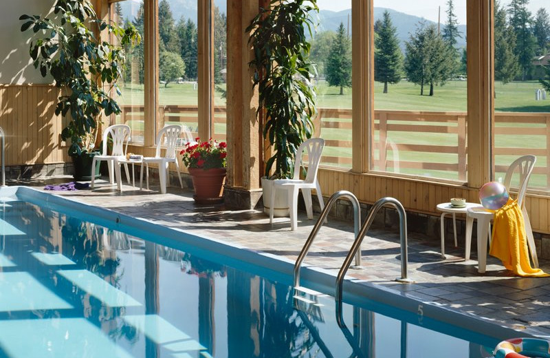 Indoor pool at Grouse Mountain Lodge.