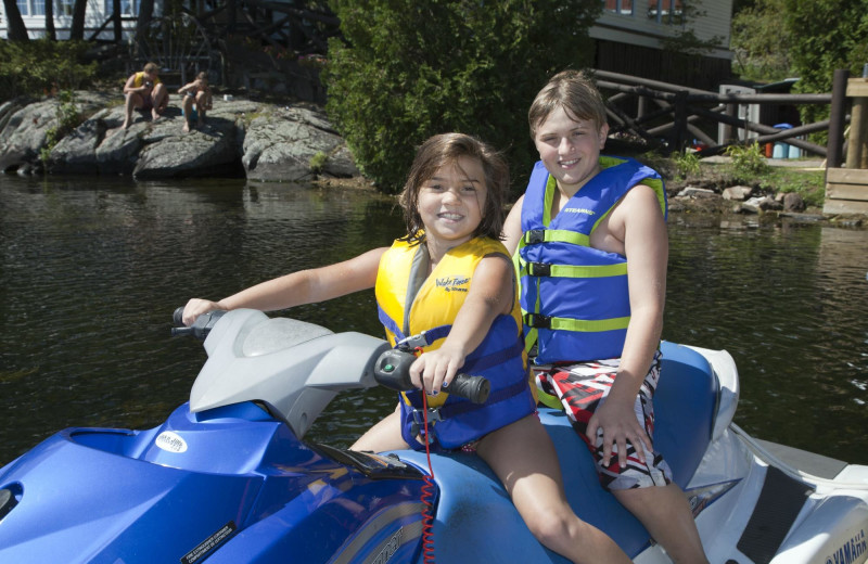 Jet ski at Severn Lodge.