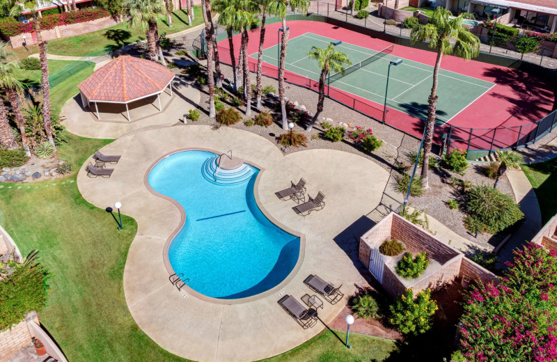 Outdoor pool at Private Villa Management.