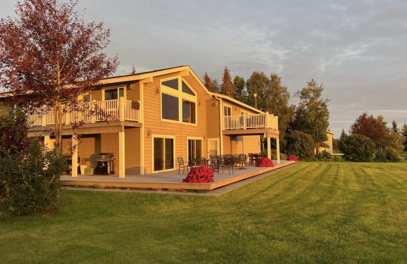 Lodge exterior at Jimmie Jack's Alaska Fishing Lodges.