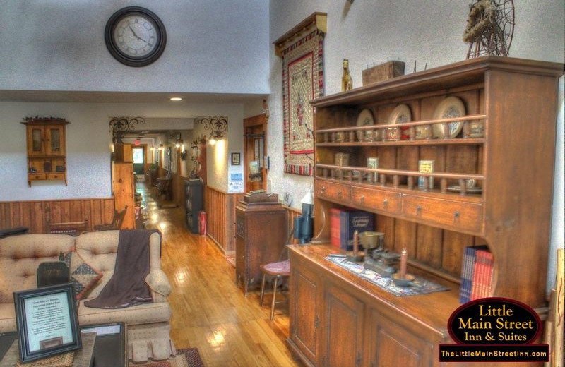 Lobby at Little Main Street Inn.