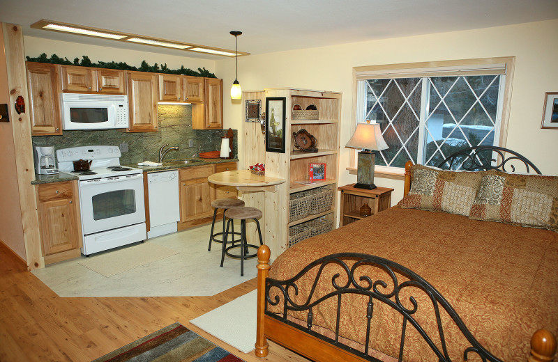 Suite guest room at Fawn Valley Inn.