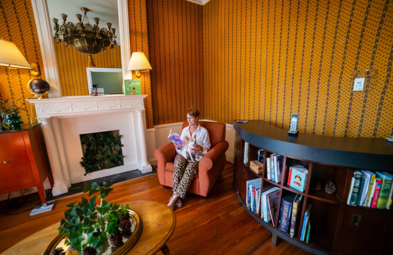 Lobby at Biddle Street Inn.