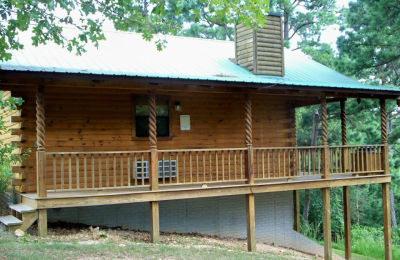 Cabin Exterior at Red Bud Valley Resort 