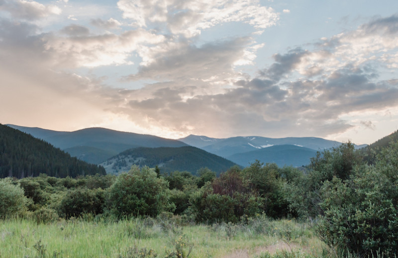 Mountains at Tumbling River Ranch.