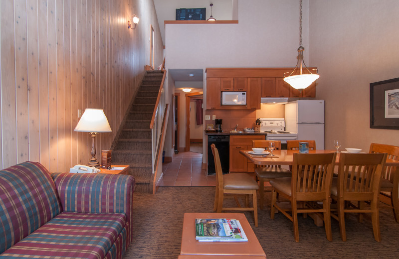 Guest room at Hidden Ridge Resort.