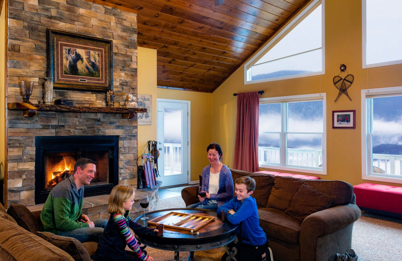 Guest room at Snowshoe Mountain Resort.