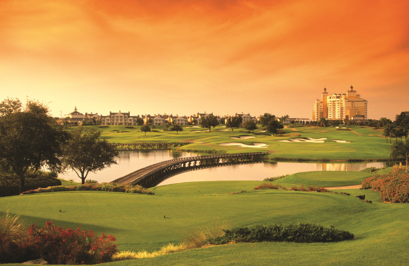 Resort golf course at Vacation Pool Homes.