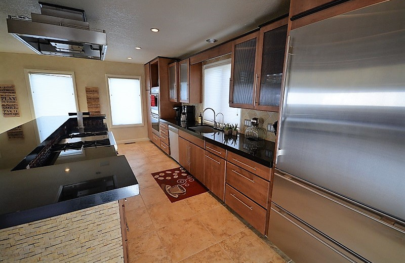 Rental kitchen at Four Seasons Real Estate.