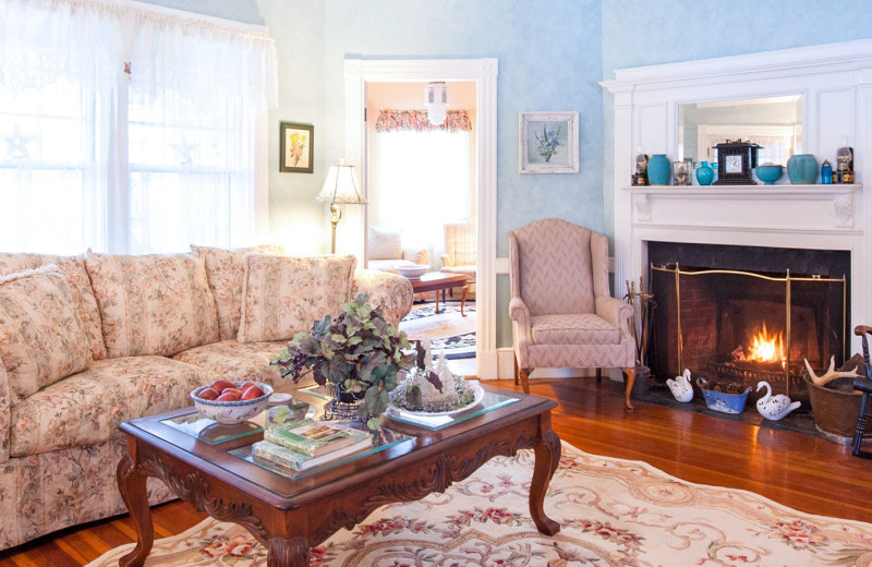 Parlor at Inn at Tanglewood Hall.