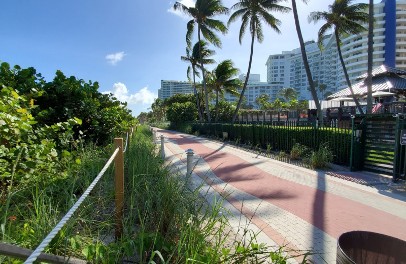 Walking path at HORA Vacation Rentals.