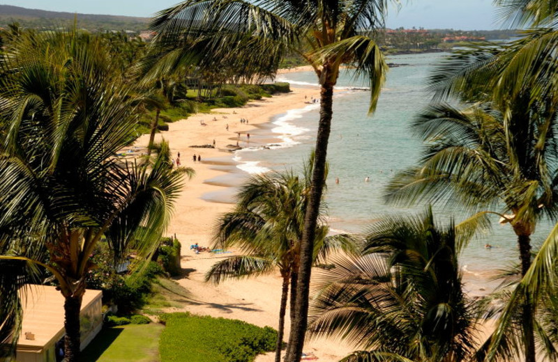 The beach at Mana Kai Maui.