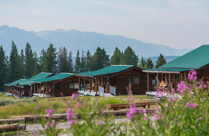 Cabins at Triangle X Ranch.