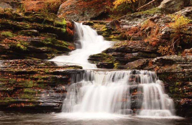 Waterfall at Wyndham Vacation Resorts Shawnee Village.