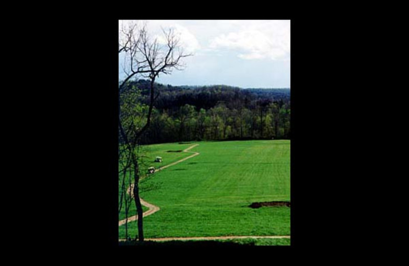 Golf course near Shady Lane Cabins & Motel.