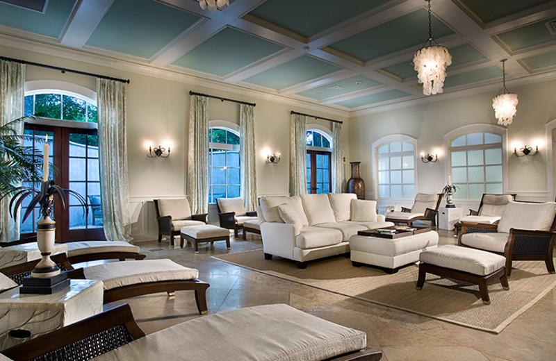 Spa lounge at North Beach Plantation.