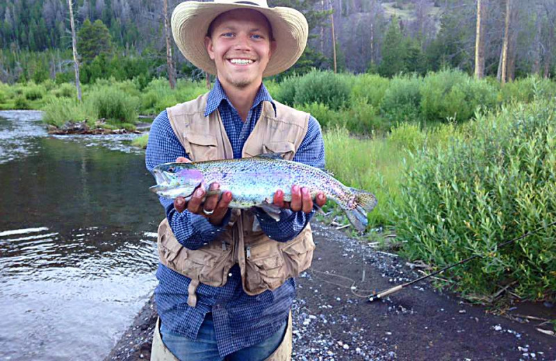 Fishing at T Cross Ranch.
