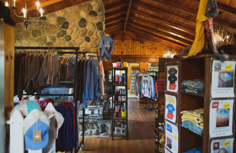 Gift shop at Boyd Lodge.