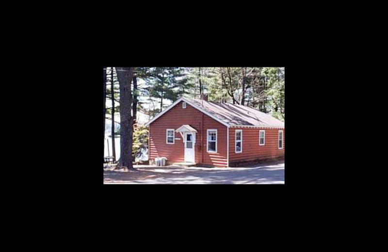 Cabin exterior at Lazy Acre Resort.