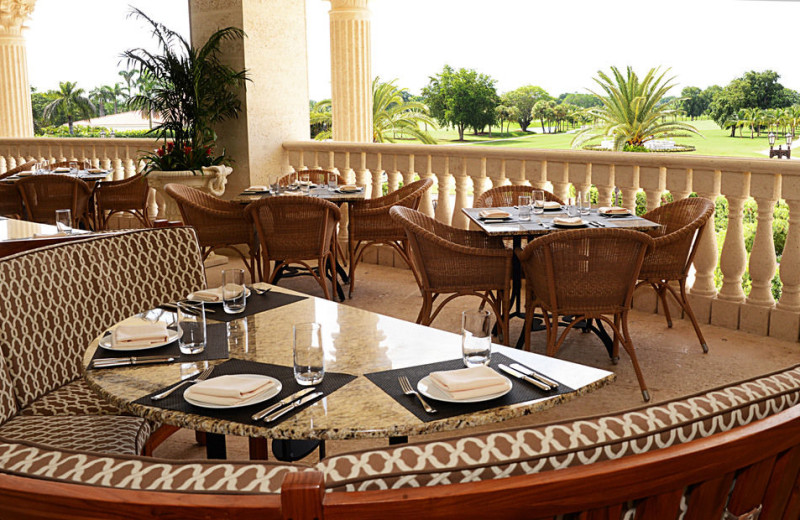 Patio at Trump National Doral Miami.