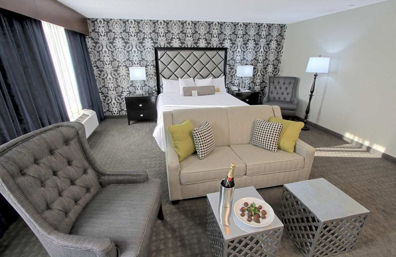 Guest suite at Hilton Garden Inn Westbury.