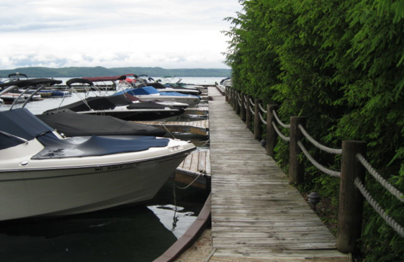 Boats at Glen Craft Marina and Resort.