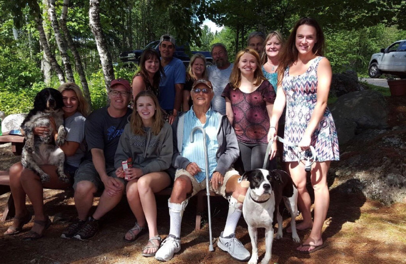 Family at Glenmore Resort.